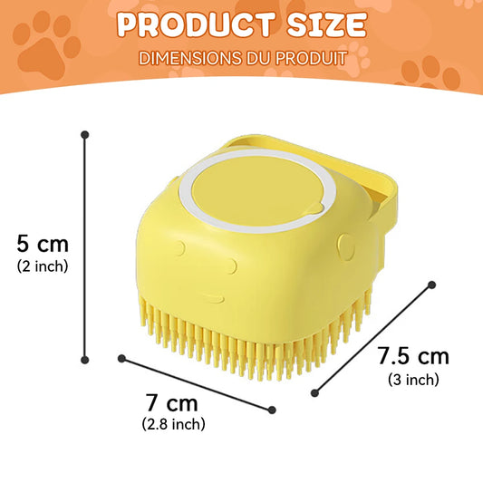 2-in-1 Pet Shampoo Massage Brush